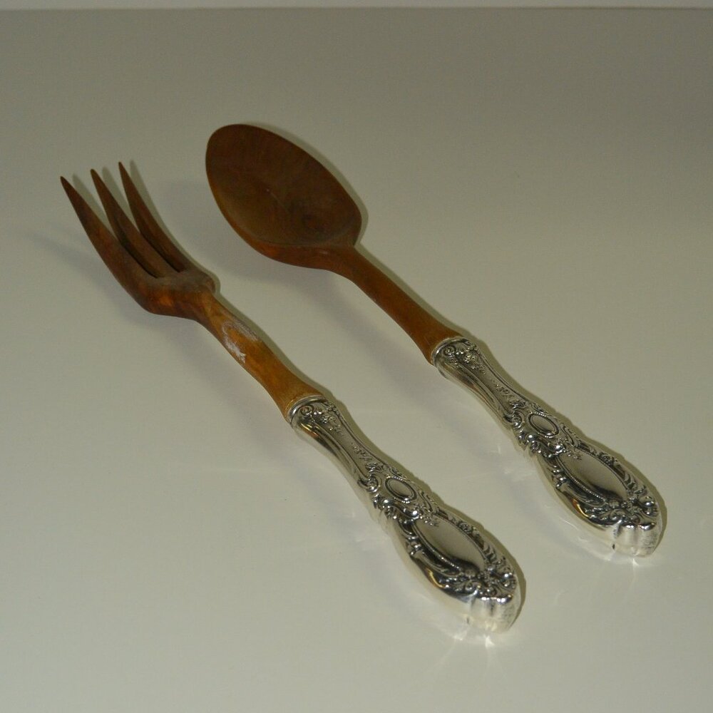 King Richard by Towle Wooden 2-Piece Salad Set